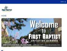 Tablet Screenshot of fbcschools.com